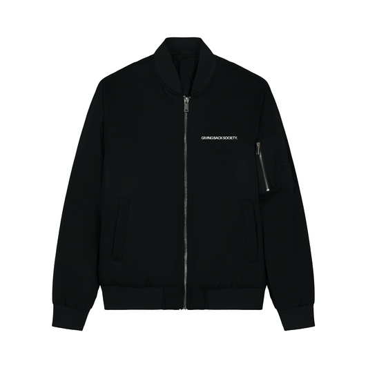 Unisex Bomberjacke "NOT FOR PROFIT." black