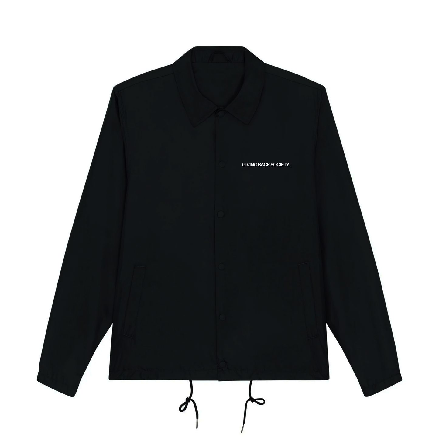 Unisex Coachjacke "NOT FOR PROFIT." black