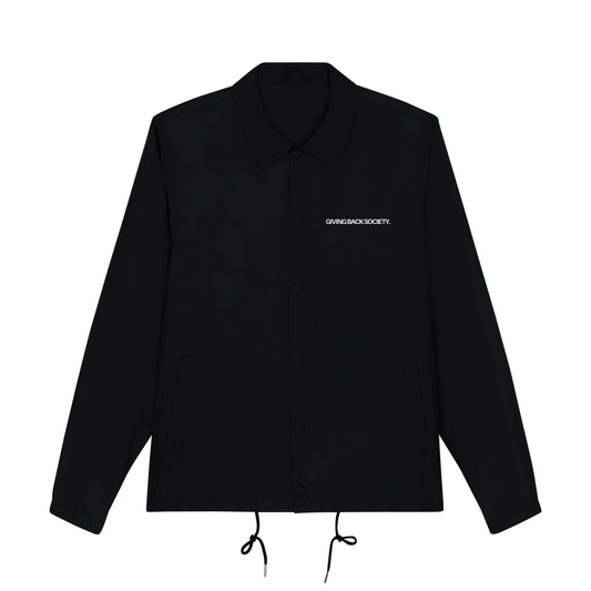 Unisex Coachjacke "NOT FOR PROFIT." black