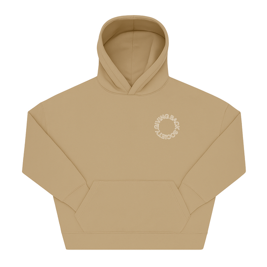 Unisex Hoodie "Giving Back Society" beige